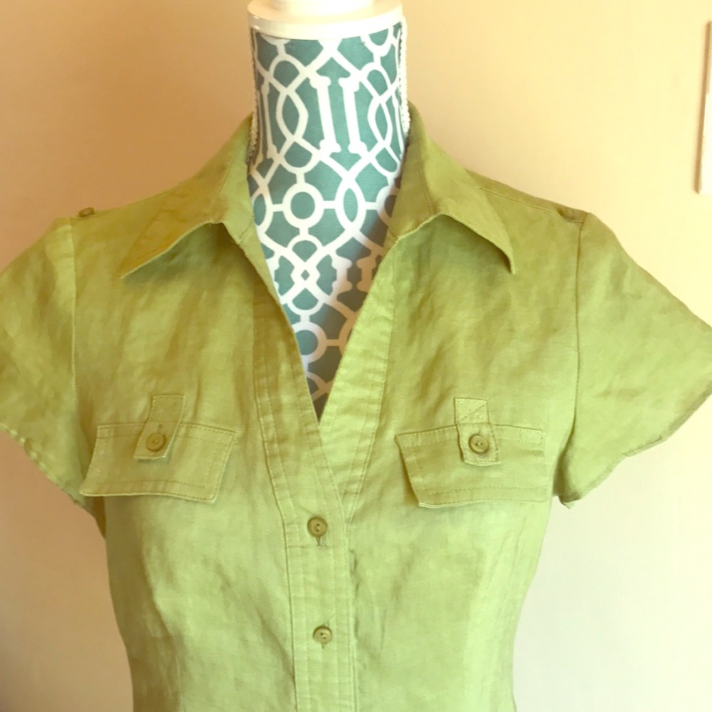 Great Summer Top 100%Linen